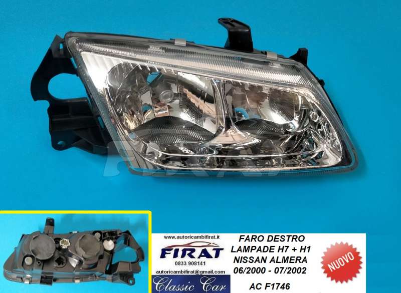 FARO NISSAN ALMERA H7+H1 DX (F1746)